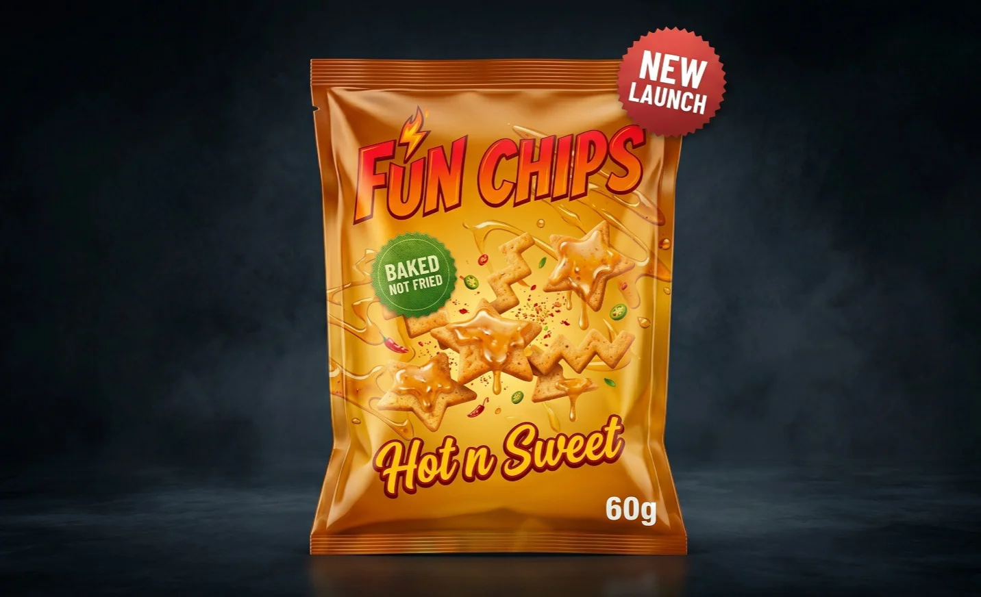[FC-HS-60] FUN CHIPS Hot n Sweet